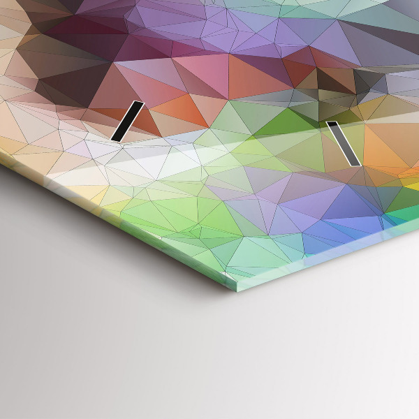 Vízszintes üvegóra Színes emberi szem