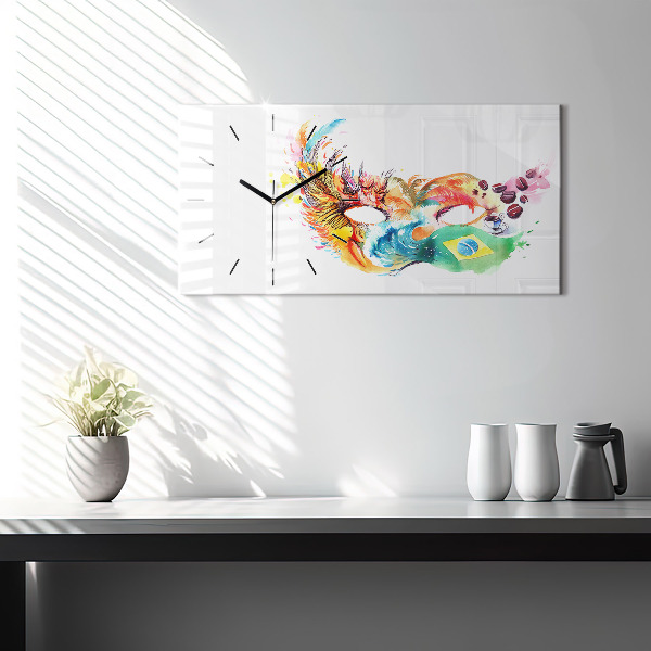 Vízszintes üvegóra Kultúra - brazil zászló