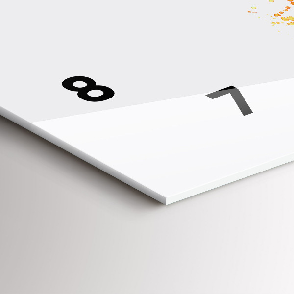 Vízszintes üvegóra Festett bicikli