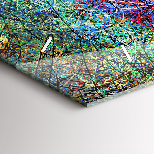 Vízszintes üvegóra Absztrakció – érzelmek