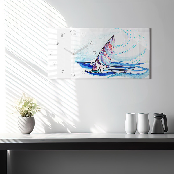 Vízszintes üvegóra Szörfdeszka