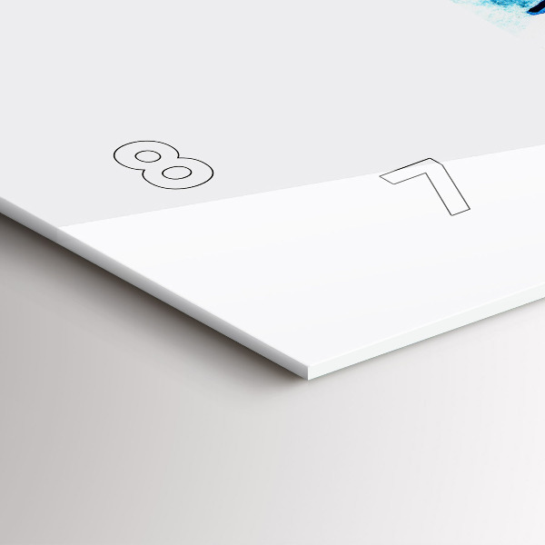 Vízszintes üvegóra Szörfdeszka