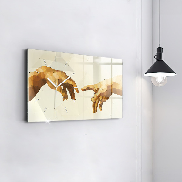 Vízszintes üvegóra Ádám teremtése