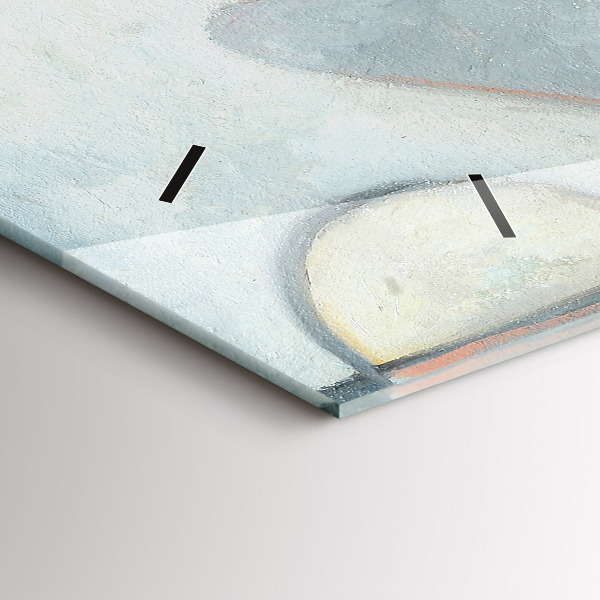 Vízszintes üvegóra Absztrakt festészet