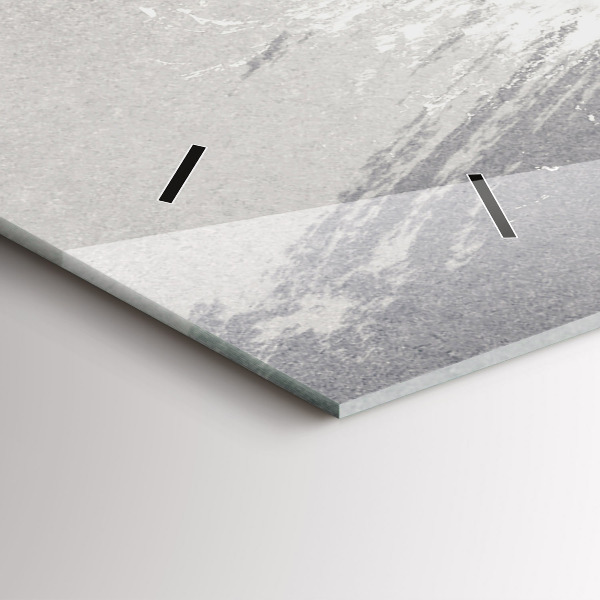 Vízszintes üvegóra Nő - akvarell