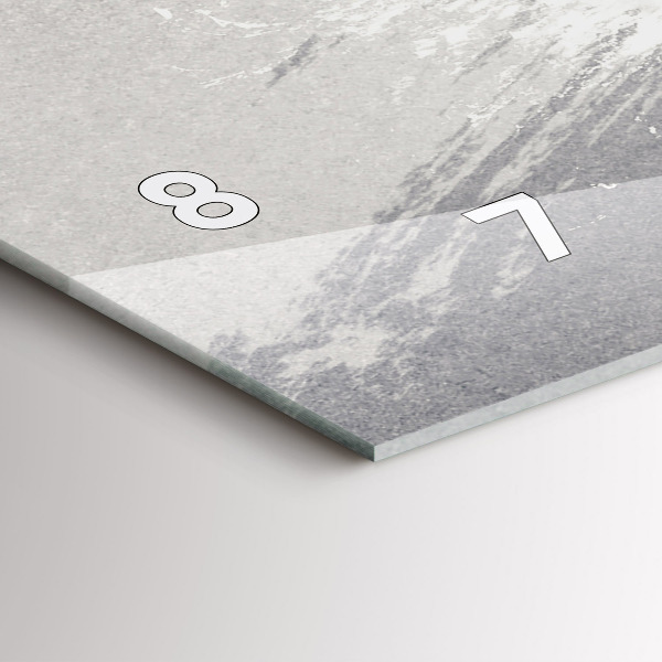 Vízszintes üvegóra Nő - akvarell