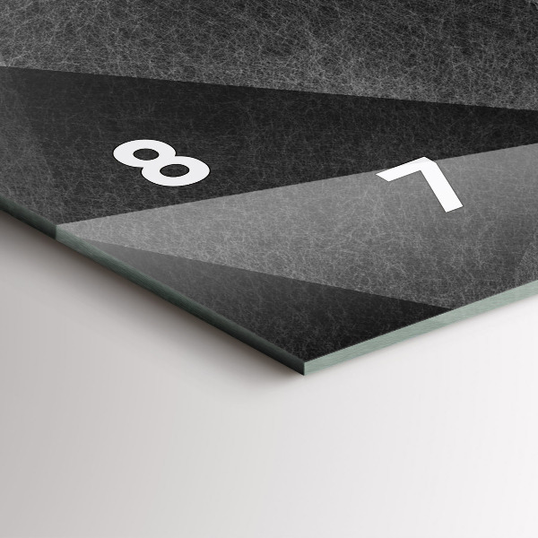 Vízszintes üvegóra Geometriai absztrakció