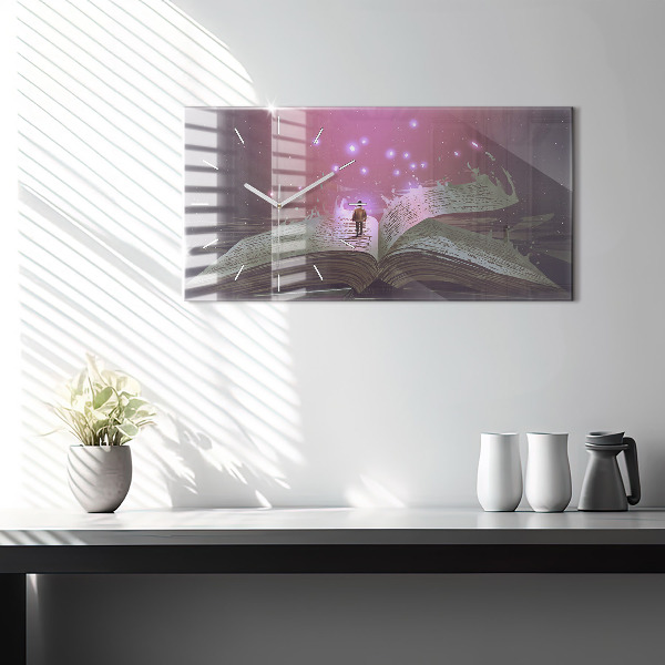 Vízszintes üvegóra Absztrakciós könyv