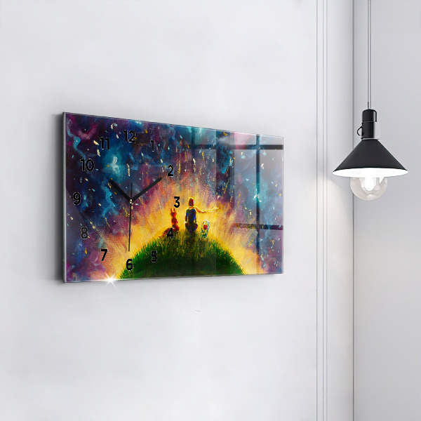 Vízszintes üvegóra Absztrakció A kis herceg