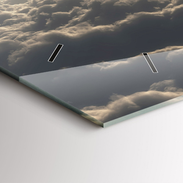 Vízszintes üvegóra Léggömb az égen