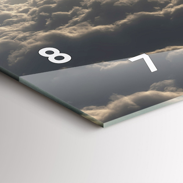 Vízszintes üvegóra Léggömb az égen