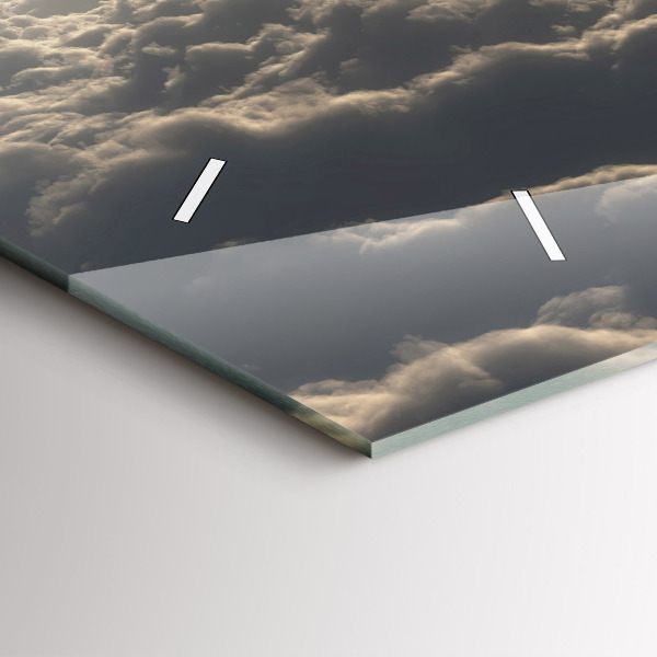 Vízszintes üvegóra Léggömb az égen