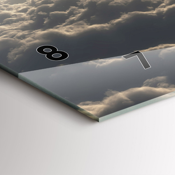 Vízszintes üvegóra Léggömb az égen