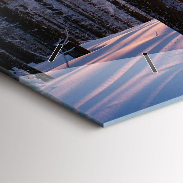 Vízszintes üvegóra Sunset Forest