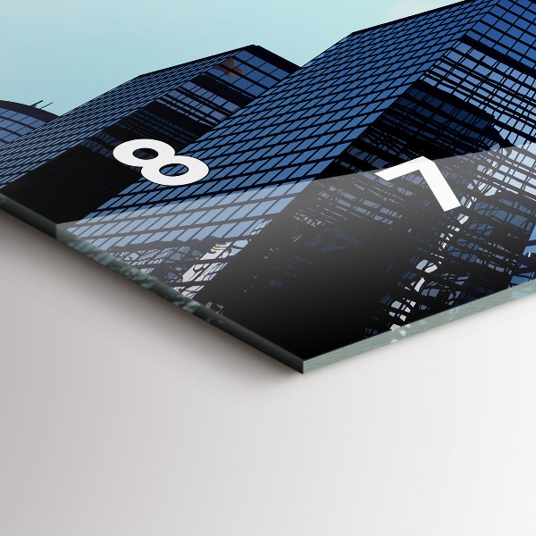 Vízszintes üvegóra Repülőgép épületek felett