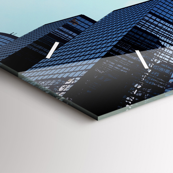 Vízszintes üvegóra Repülőgép épületek felett