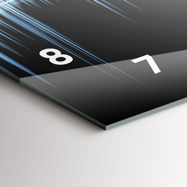 Vízszintes üvegóra Mikrofon és fejhallgató