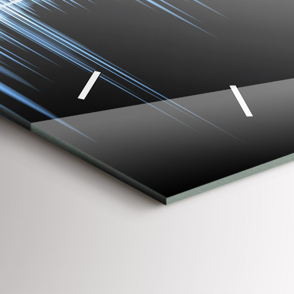 Vízszintes üvegóra Mikrofon és fejhallgató