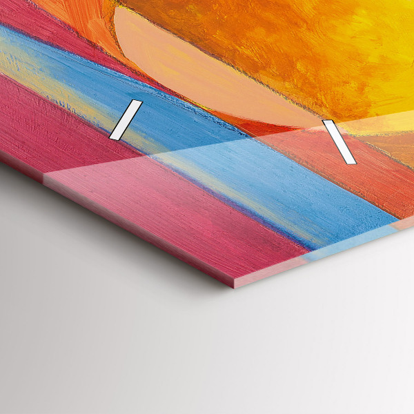 Vízszintes üvegóra Művészeti dekoráció absztrakció