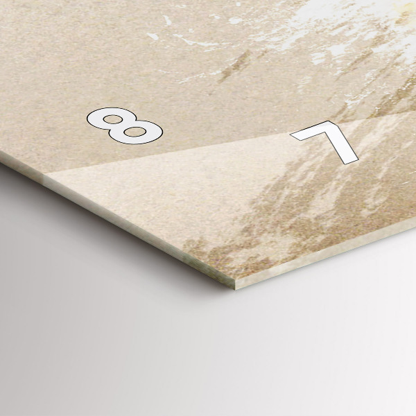 Vízszintes üvegóra Portré egy nő absztrakt