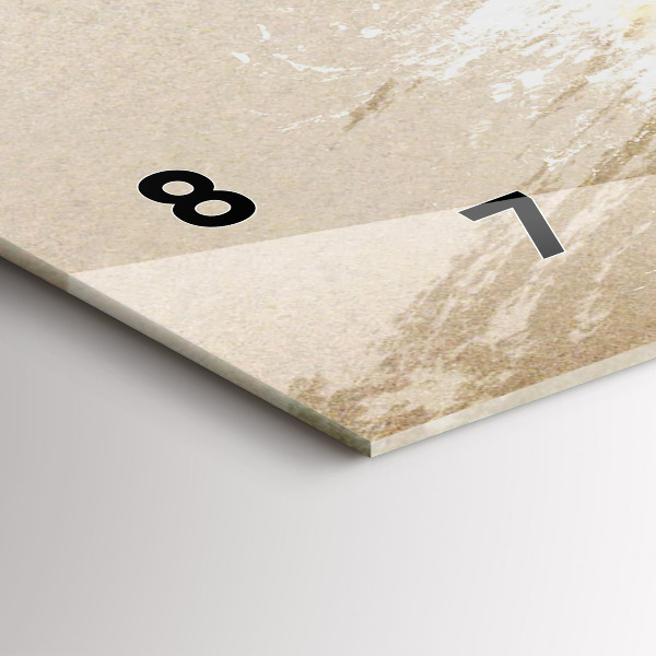 Vízszintes üvegóra Portré egy nő absztrakt