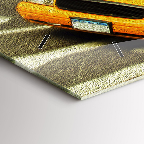 Vízszintes üvegóra New York-i taxik