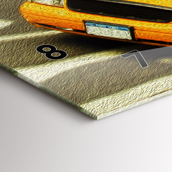 Vízszintes üvegóra New York-i taxik