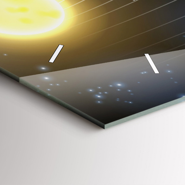 Vízszintes üvegóra Naprendszer