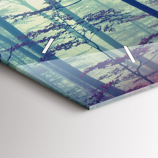 Vízszintes üvegóra Őszi út Erdei Köd