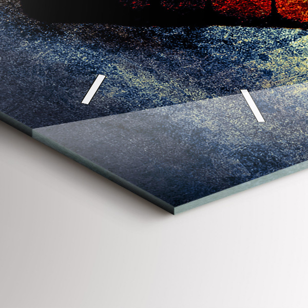 Vízszintes üvegóra Pillangó vintage stílusú