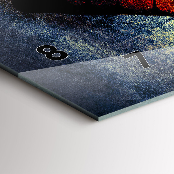 Vízszintes üvegóra Pillangó vintage stílusú