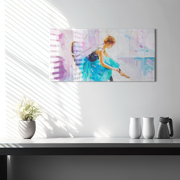 Vízszintes üvegóra A balerina előkészítése