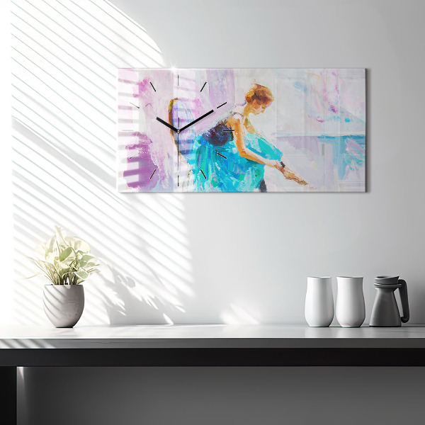 Vízszintes üvegóra A balerina előkészítése