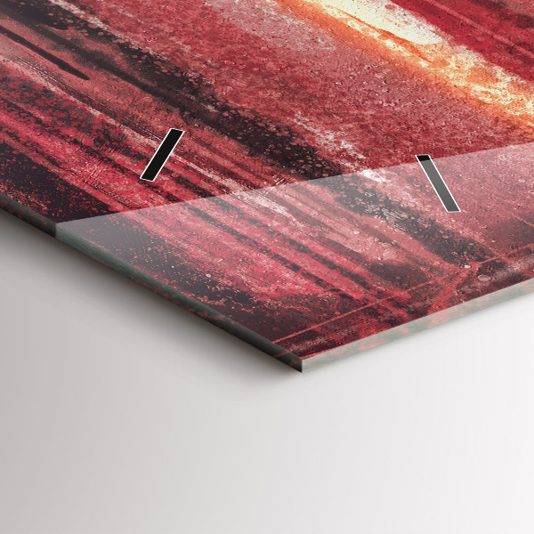 Vízszintes üvegóra Fiatal pár szerelmes