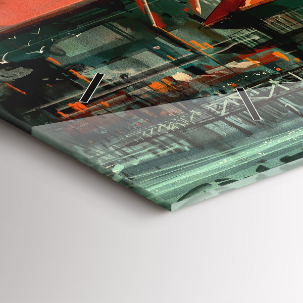 Vízszintes üvegóra Halászfalu