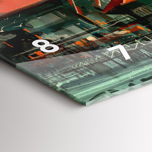 Vízszintes üvegóra Halászfalu