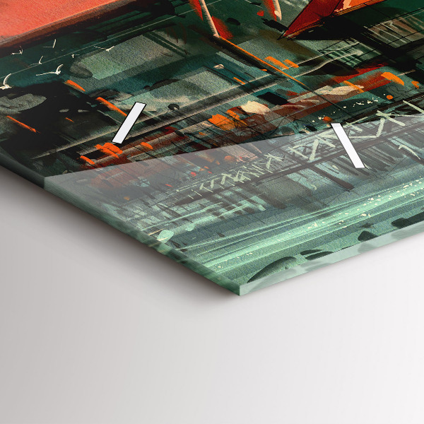 Vízszintes üvegóra Halászfalu