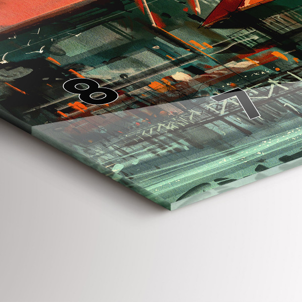 Vízszintes üvegóra Halászfalu