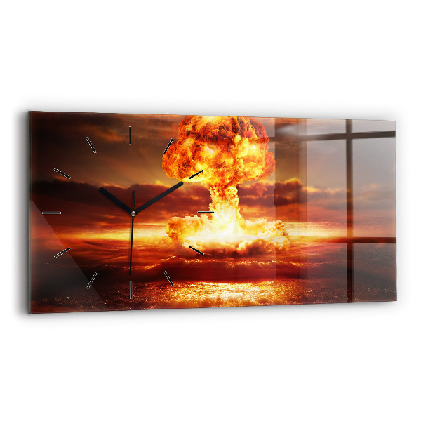Vízszintes üvegóra Atombomba robbanás