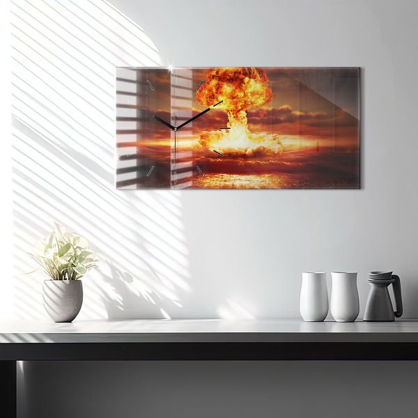 Vízszintes üvegóra Atombomba robbanás