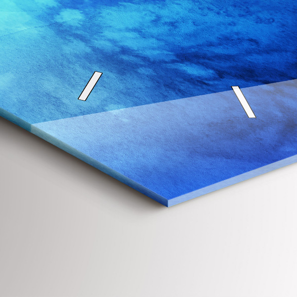 Vízszintes üvegóra Színes foltok