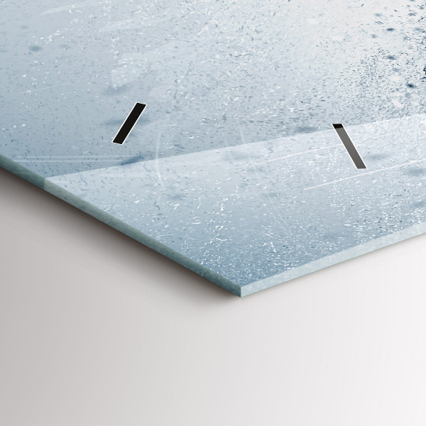 Vízszintes üvegóra Futó ember