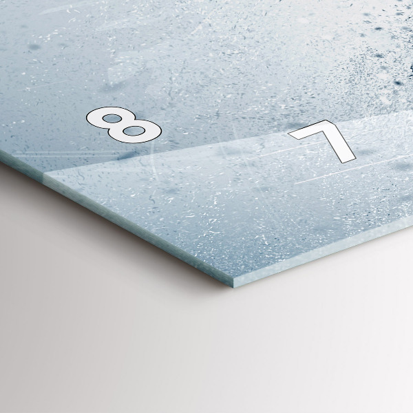 Vízszintes üvegóra Futó ember