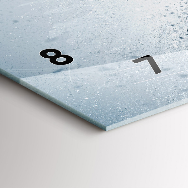 Vízszintes üvegóra Futó ember