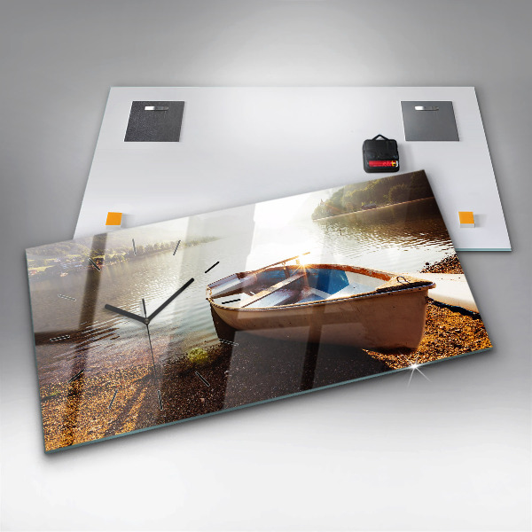 Vízszintes üvegóra Kilátás a tóra