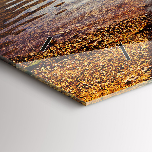 Vízszintes üvegóra Kilátás a tóra