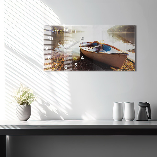 Vízszintes üvegóra Kilátás a tóra