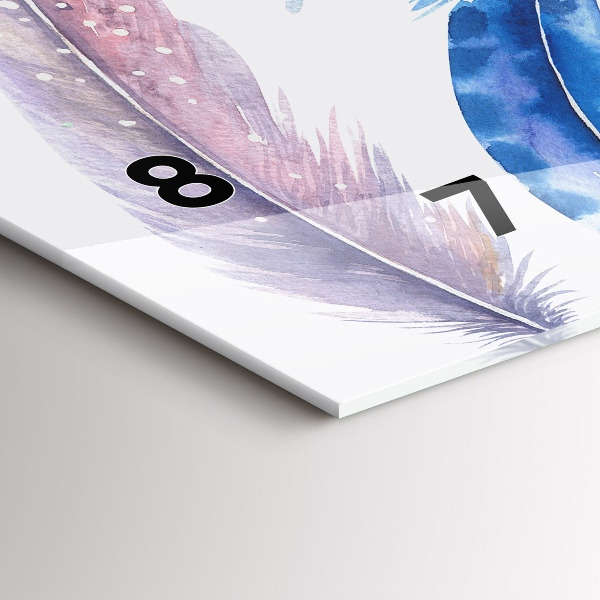 Vízszintes üvegóra Retro Art Illusztráció