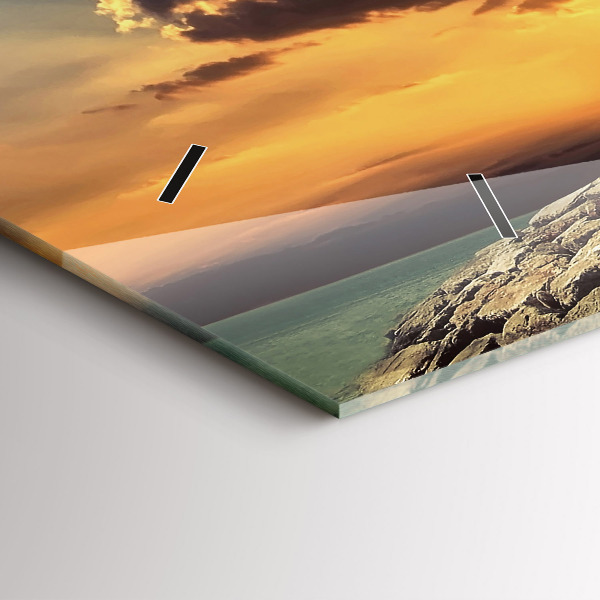 Vízszintes üvegóra Világítótorony A Tengeren