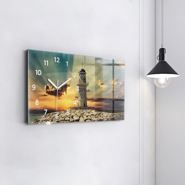 Vízszintes üvegóra Világítótorony A Tengeren